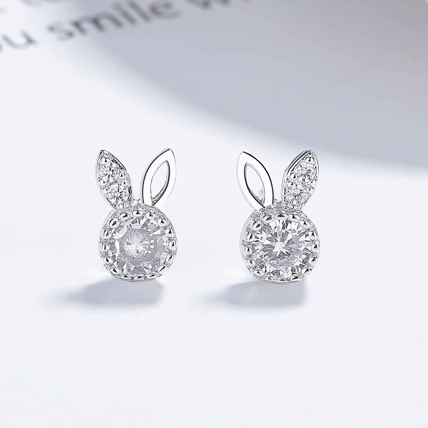 925 Silver Bunny Earrings - NAFALUXE