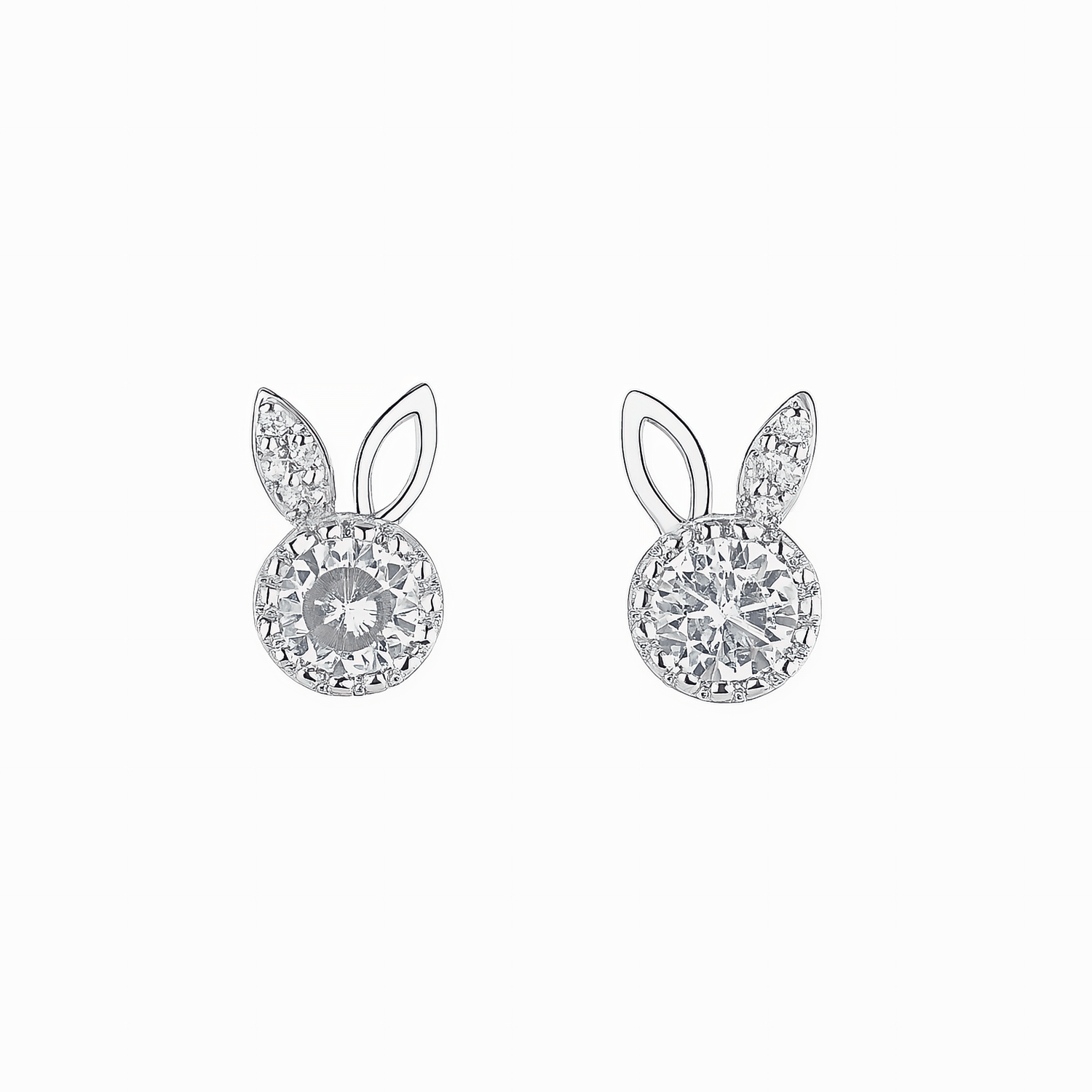 925 Silver Bunny Earrings - NAFALUXE