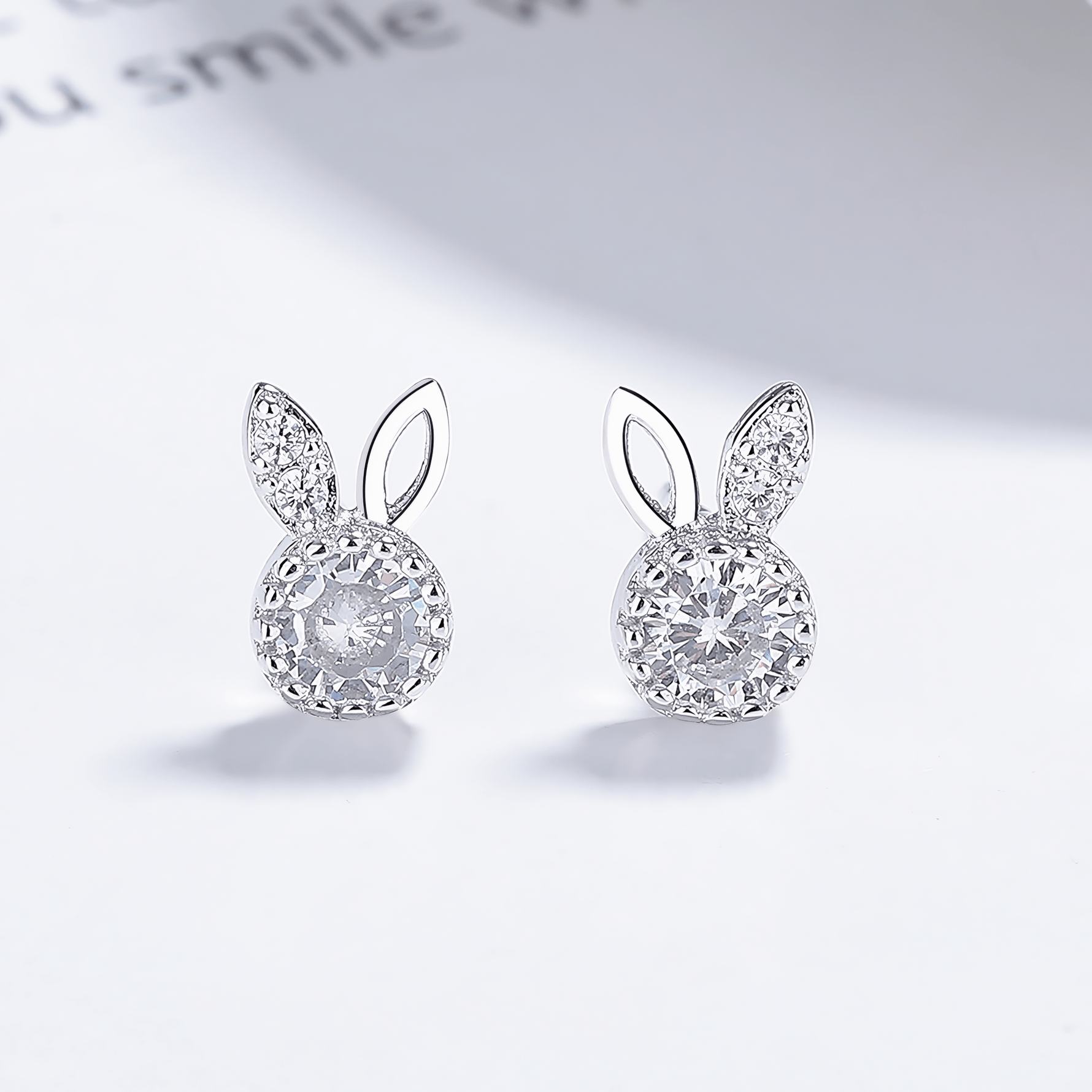 925 Silver Bunny Earrings - NAFALUXE