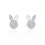 Orecchini coniglietto in argento 925 - NAFALUXE
