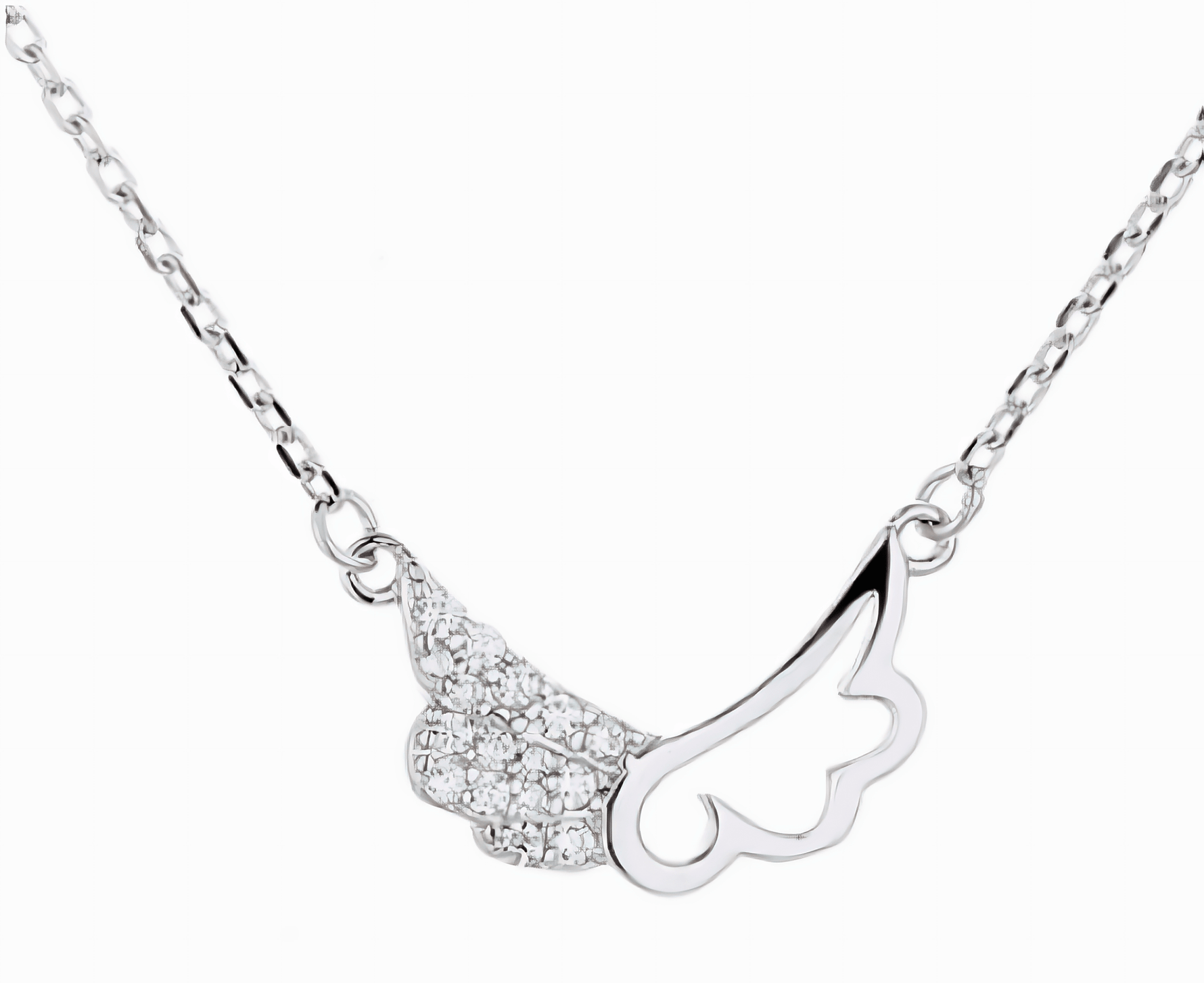 Collana con farfalla in argento sterling 925 - NAFALUXE