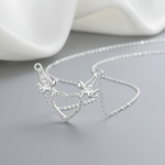 Angel Heart Necklace – 925 Silver - NAFALUXE