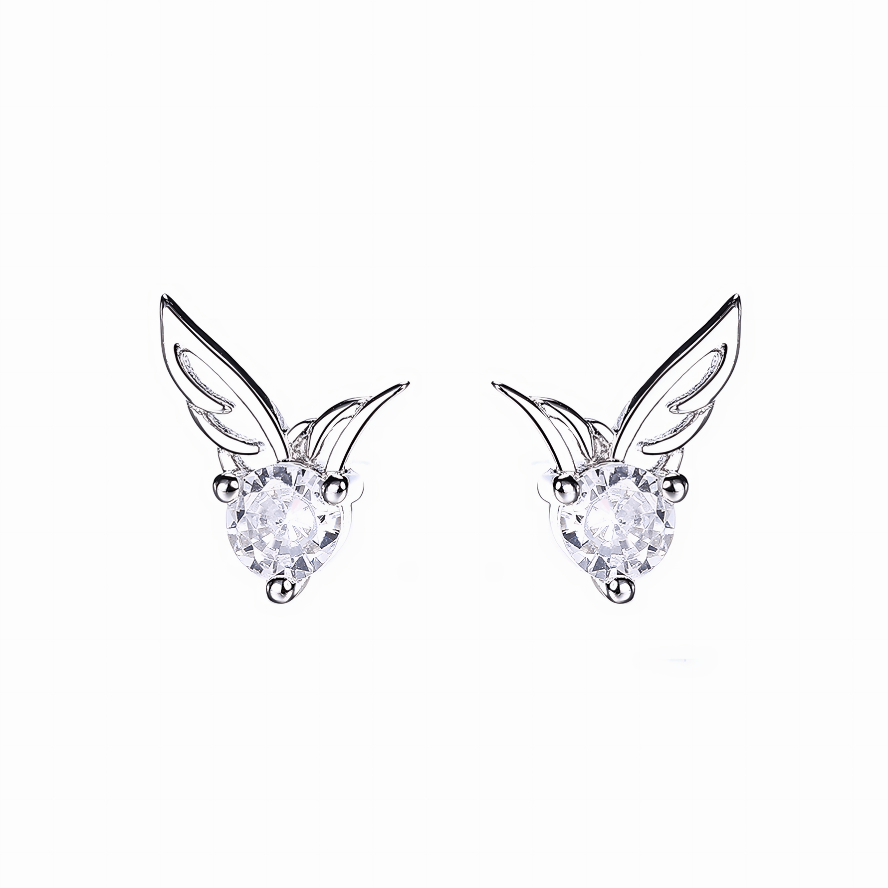Angel Wings Studs - NAFALUXE