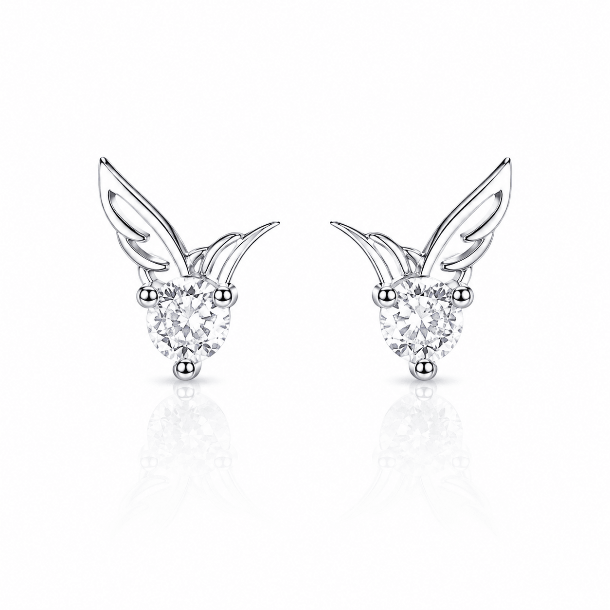 Angel Wings Studs - NAFALUXE