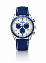 Orologio da uomo Bellevue Chronograph – Orologio al quarzo blu e argento - NAFALUXE
