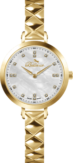 Bellevue Swiss Made Damenuhr 32 mm – Roségold & Silber | Ronda-Quarzwerk – NAFALUXE