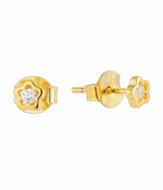 Blossom CZ Stud Earrings - NAFALUXE