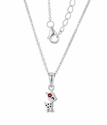 Collana con cervo in fiore - NAFALUXE