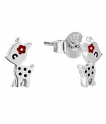 Blossom Deer Stud Earrings - NAFALUXE