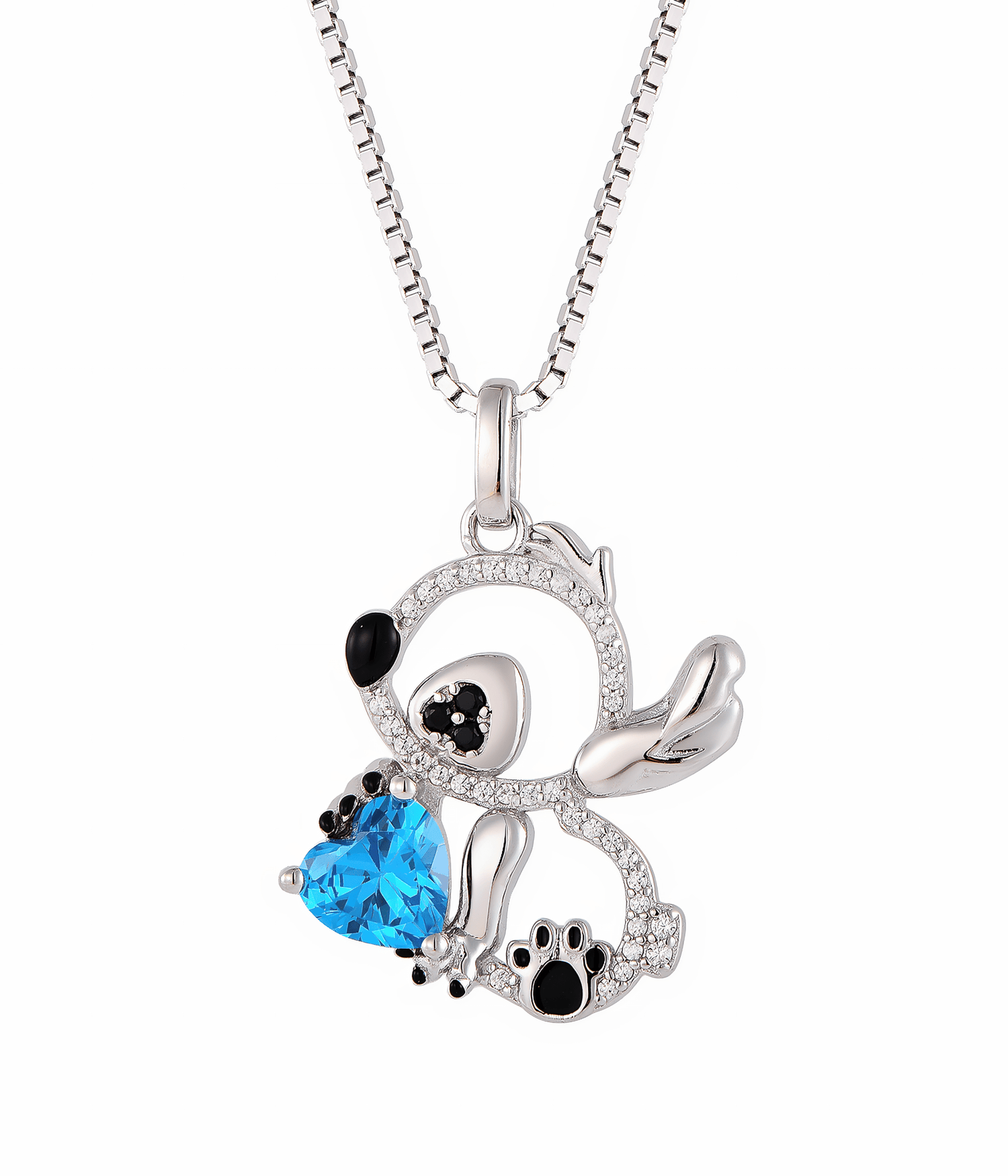 Collier pour chiot « Cœur bleu » - NAFALUXE