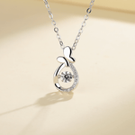 Butterfly Teardrop Pendant – 925 Silver - NAFALUXE