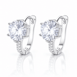 Classic Round Hoop Earrings – 925 Silver - NAFALUXE