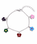 Color Blossom Charm Bracelet - NAFALUXE