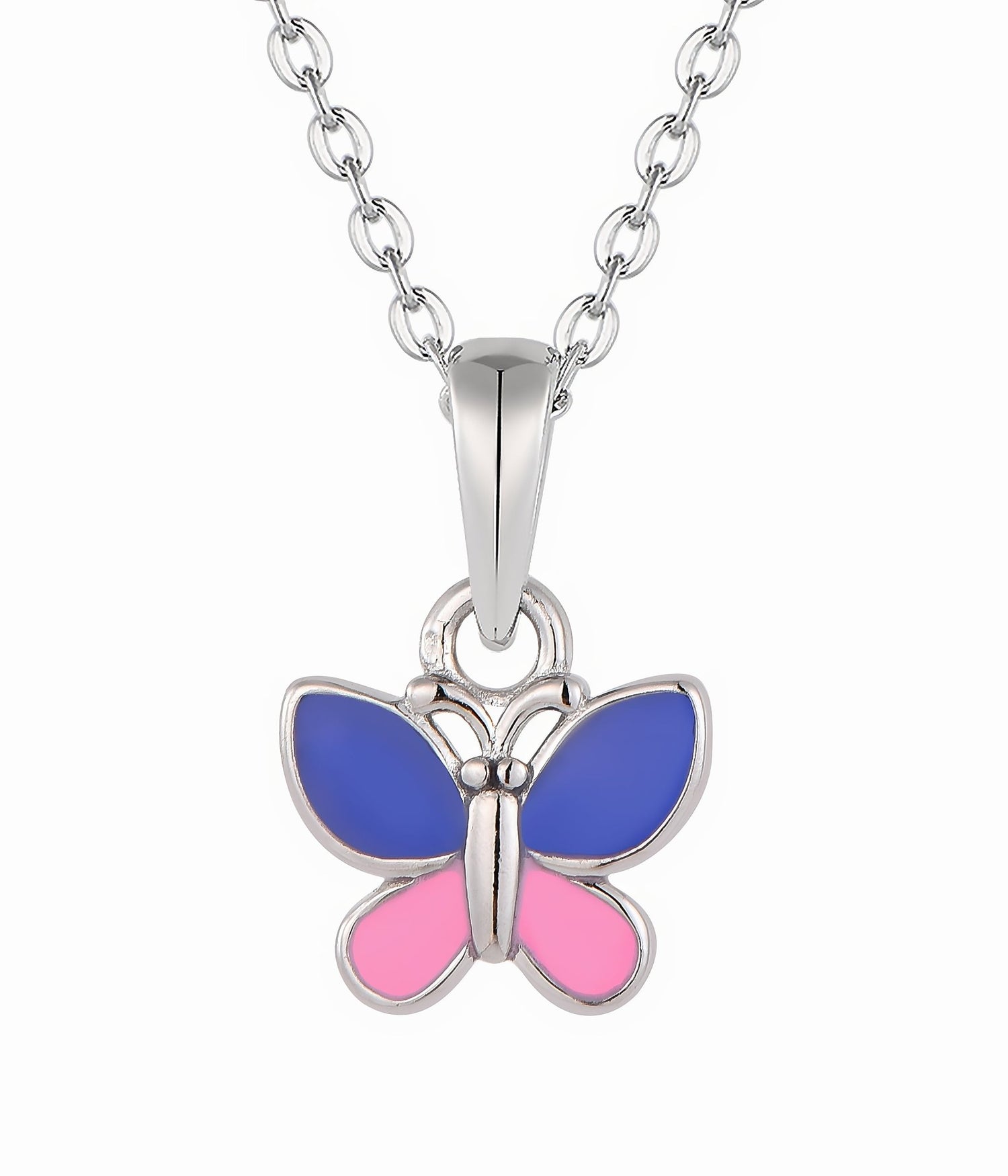 Collier papillon coloré - NAFALUXE