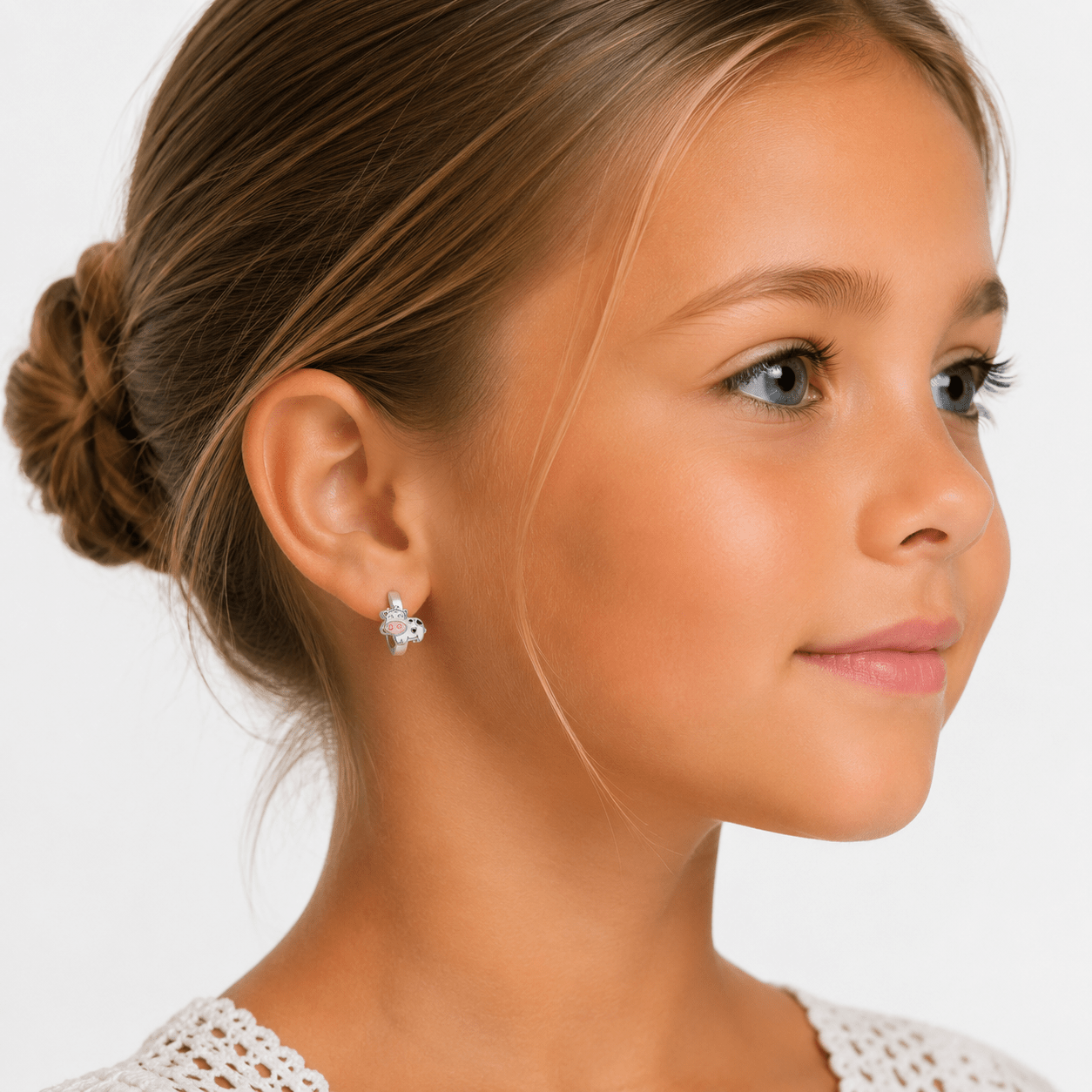 Cute Cow Hoop Earrings - NAFALUXE