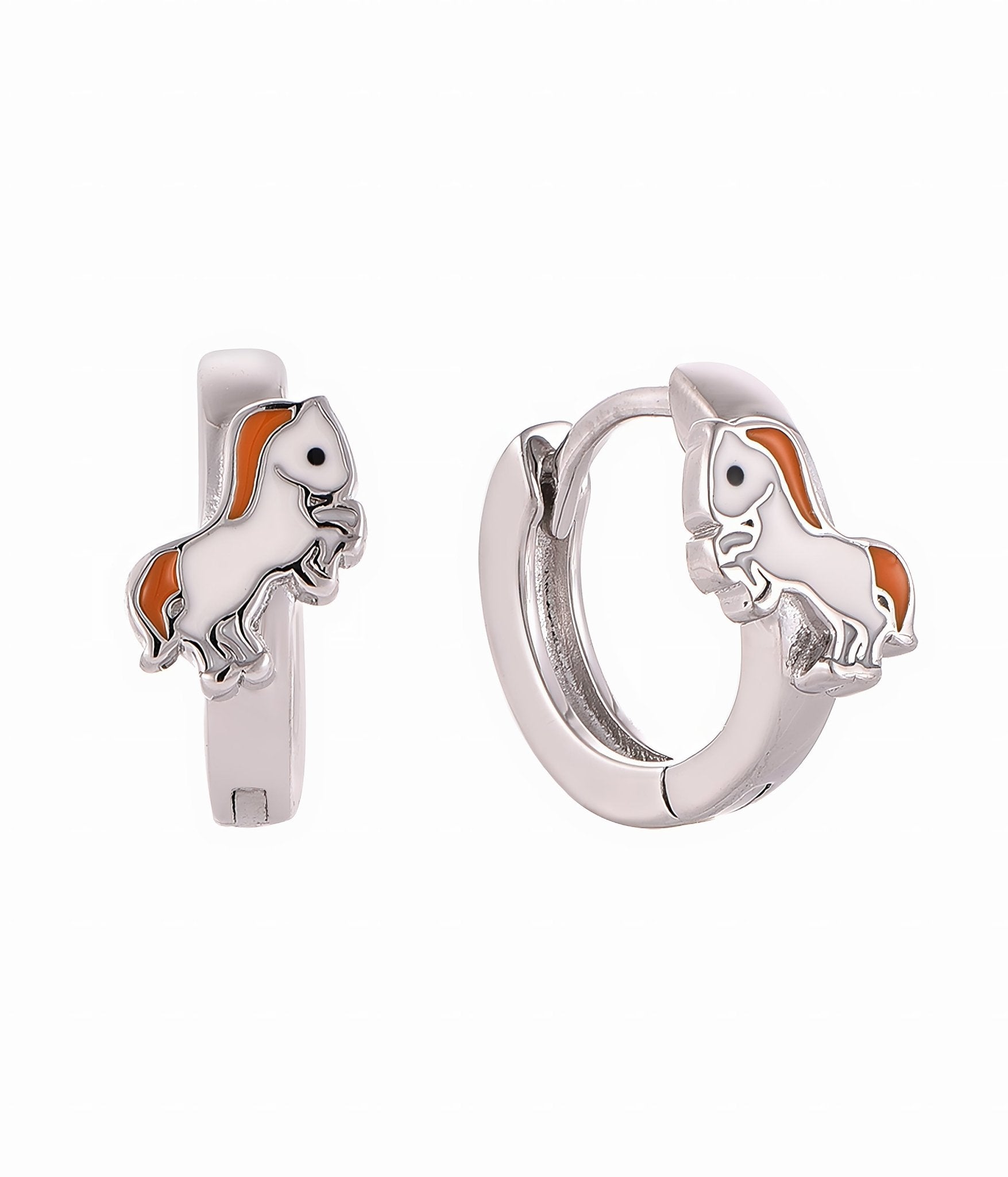 Cute Pony Hoop Earrings - NAFALUXE