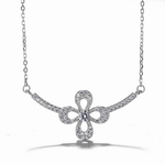 Daisy Bloom Necklace in Sterling Silver - NAFALUXE