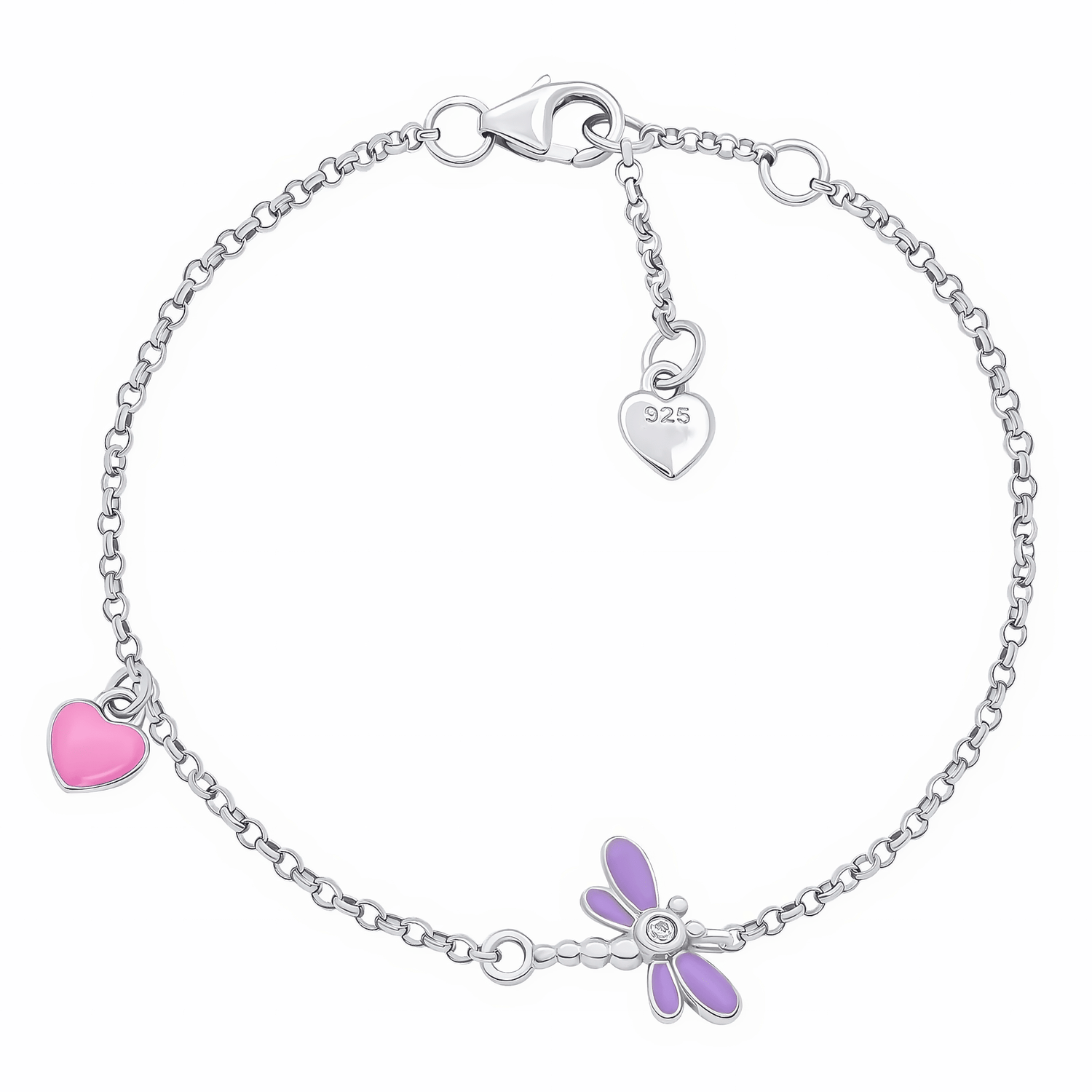 Dragonfly Heart Bracelet - NAFALUXE