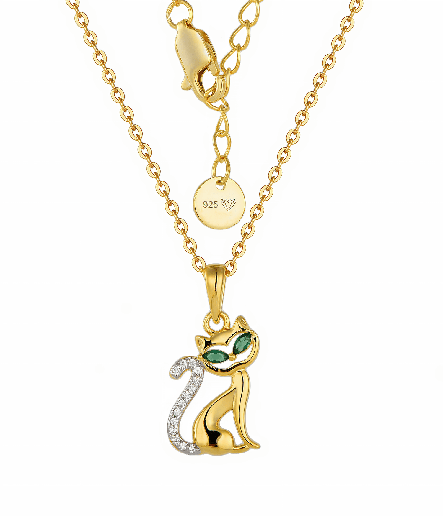Collier élégant avec chat - NAFALUXE