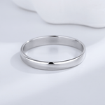 Essential Band – Classic Sterling Silver Polished Ring - NAFALUXE