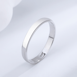 Essential Band – Classic Sterling Silver Polished Ring - NAFALUXE