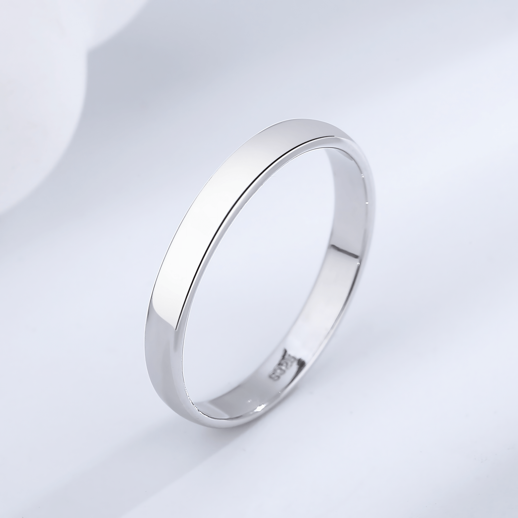 Essential Band – Classic Sterling Silver Polished Ring - NAFALUXE