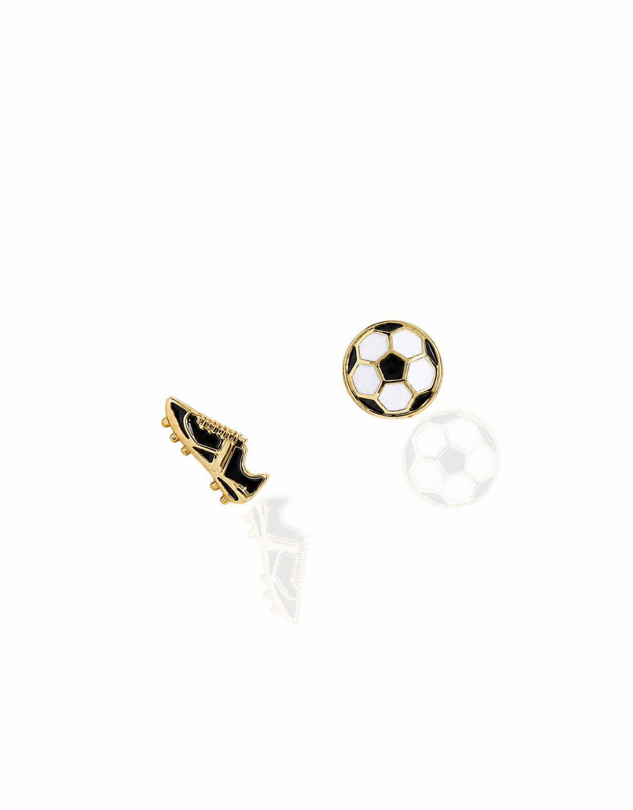 Parure de boucles d'oreilles en forme de crampons de football - NAFALUXE