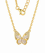 Golden Butterfly Sparkle Jewelry Set - NAFALUXE