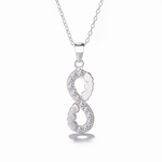Infinity Dragon Jewelry Set – Necklace and Earrings with Sparkling Zirconia - NAFALUXE