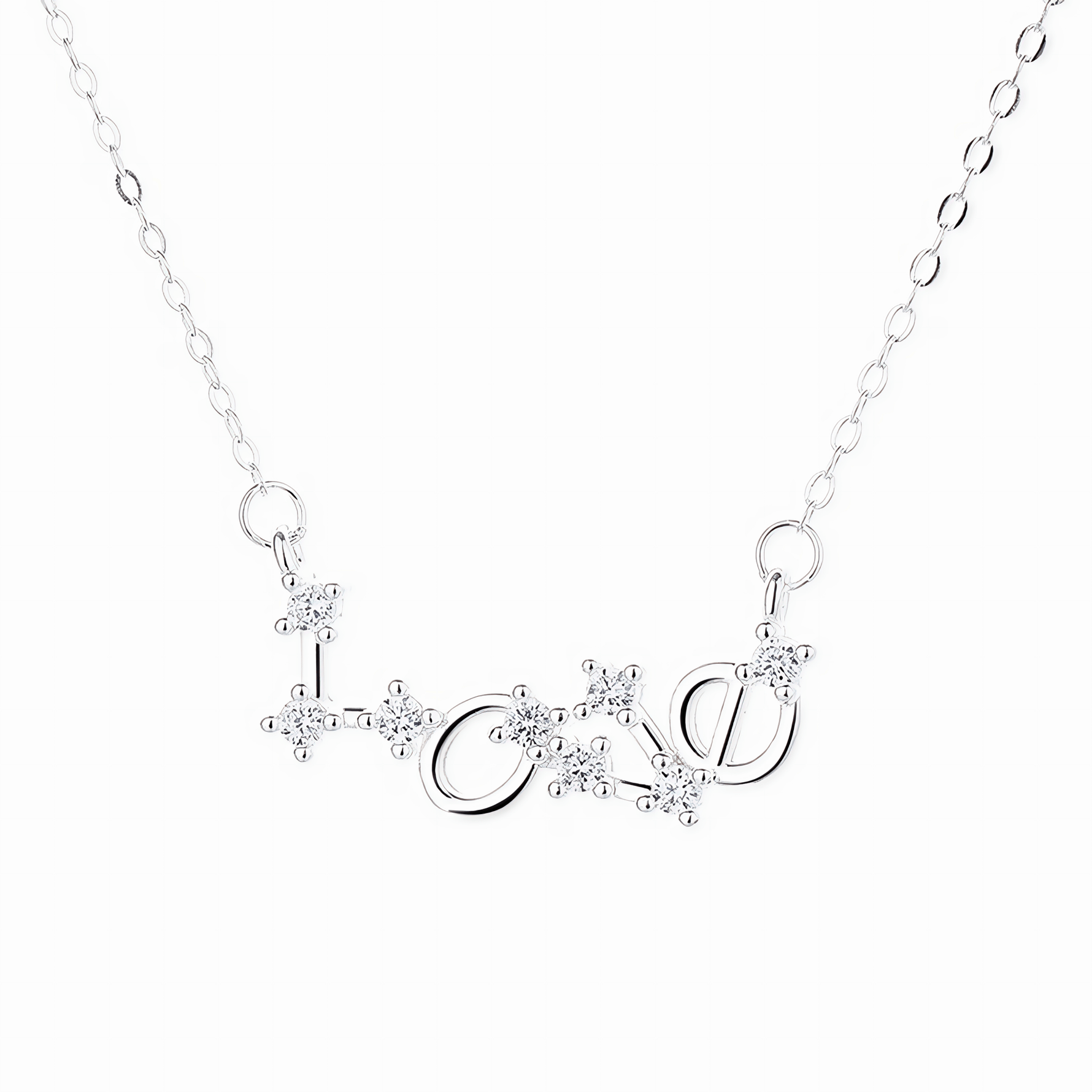 Love Letter Pendant Necklace – 925 Silver - NAFALUXE