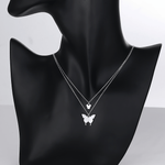 Luna Butterfly Necklace - NAFALUXE