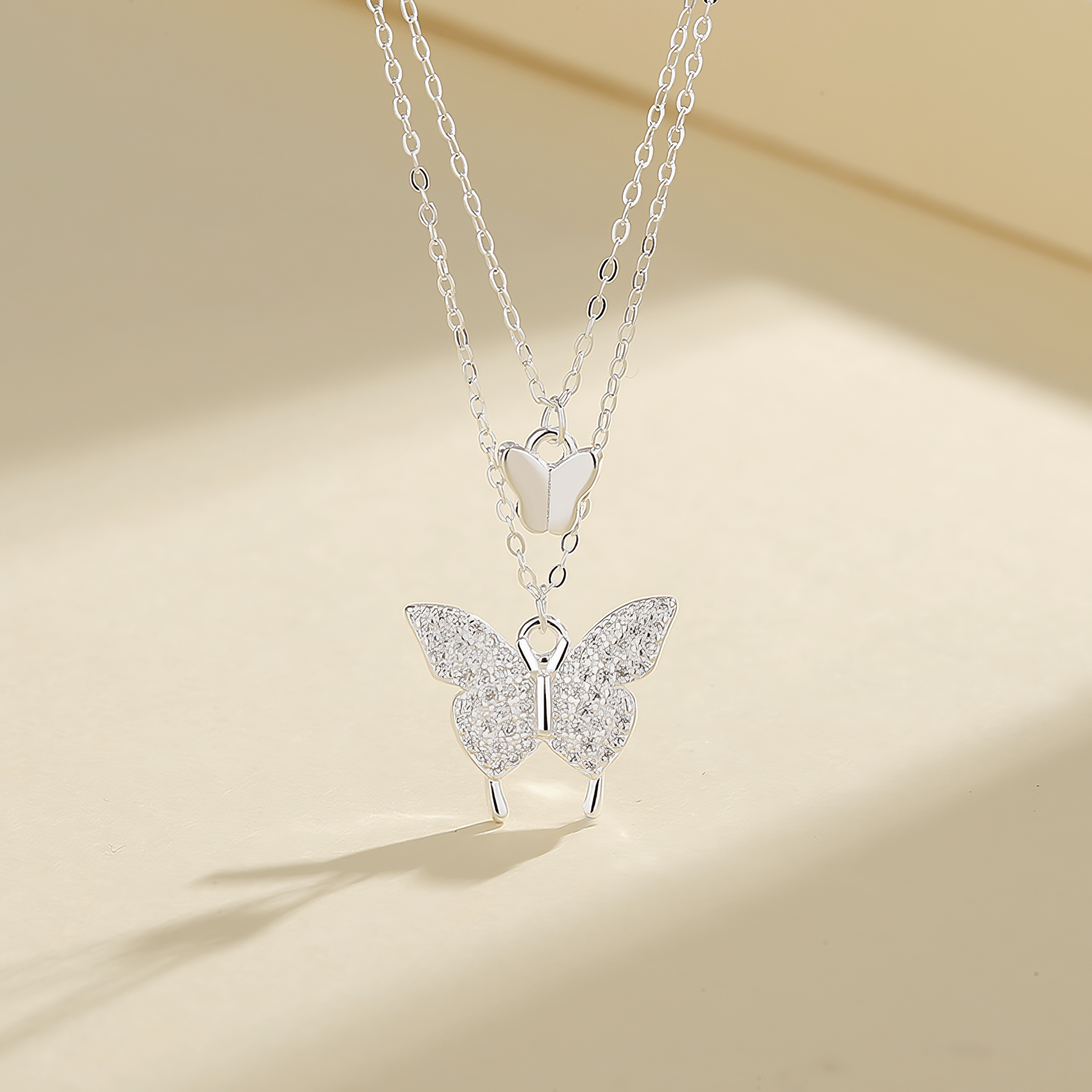Luna Butterfly Necklace - NAFALUXE