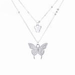 Luna Butterfly Necklace - NAFALUXE