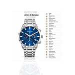 Mathey-Tissot Ares Chrono H197CHABU – Men's Swiss Made Chronograph Watch - NAFALUXE