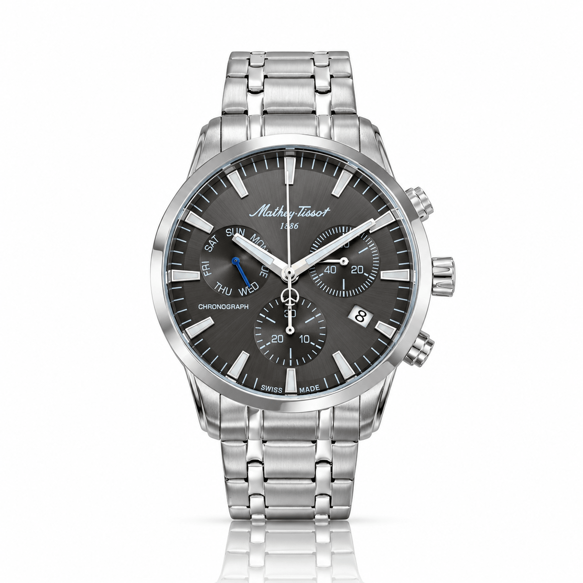 Mathey-Tissot Ares Chrono H197CHAS – Men's Swiss Made Chronograph Watch - NAFALUXE