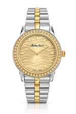 Mathey-Tissot Artemis D10860 – Women's Swiss Made Quartz Watch, Gold Dial, Two-Tone Stainless Steel - NAFALUXE