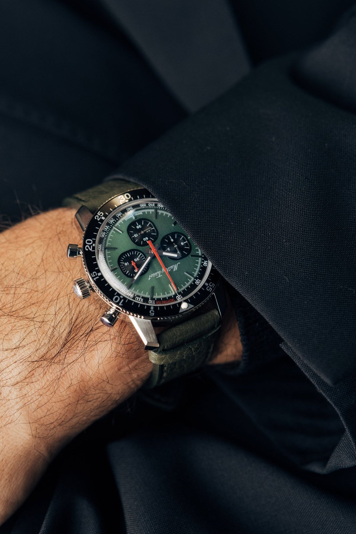 Mathey-Tissot H1968VE – Men's Automatic Chronograph Watch-SWISS-MADE - NAFALUXE
