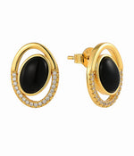 Midnight Elegance Moss Agate Jewelry Set - NAFALUXE