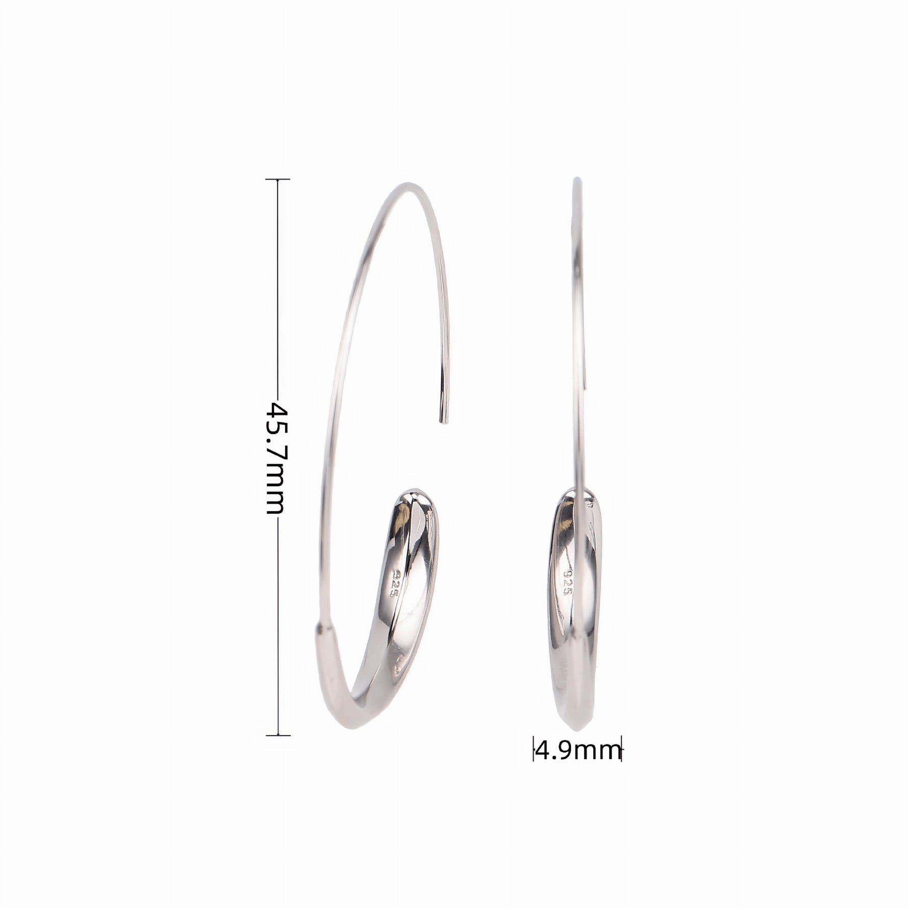 Modern Loop Earrings - NAFALUXE