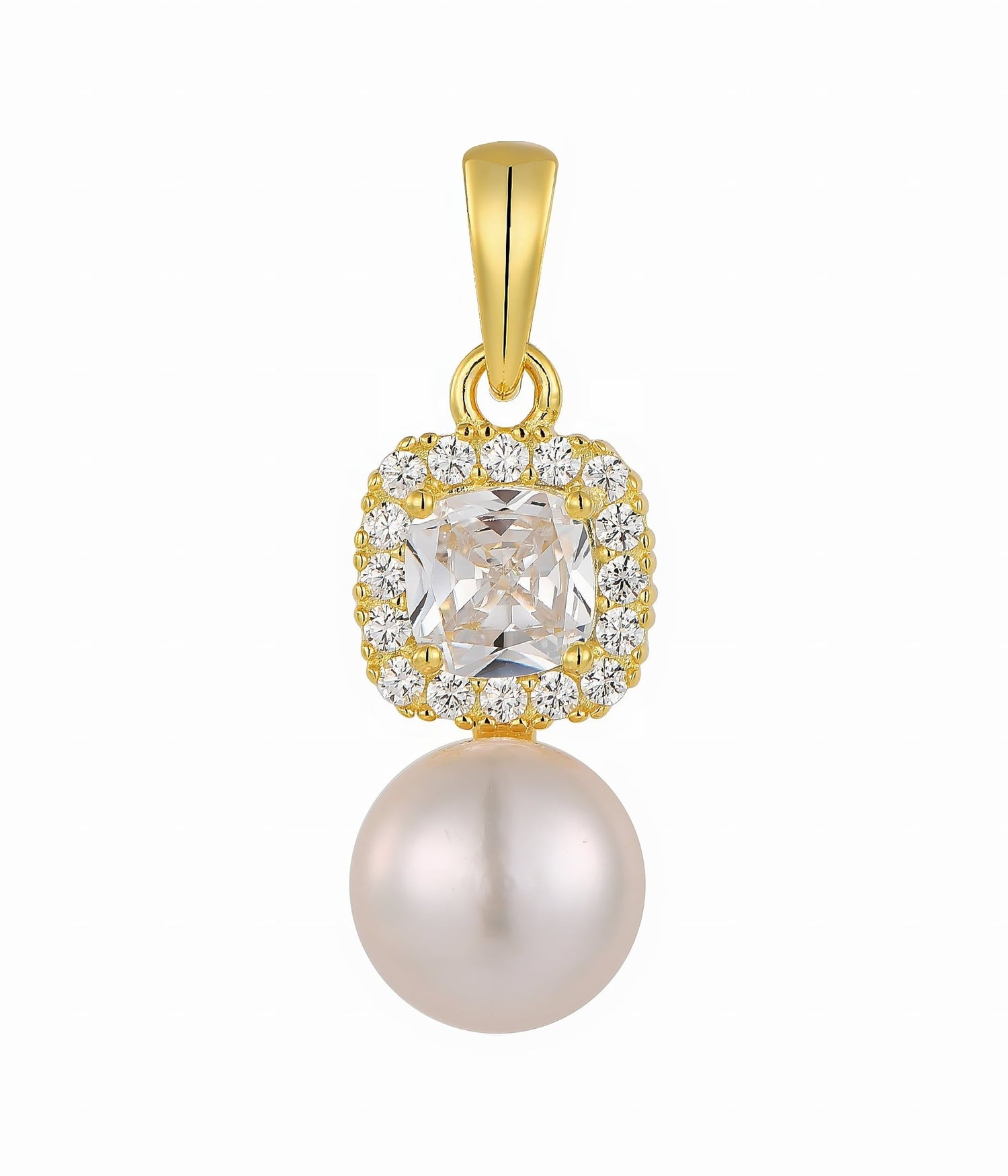 Set di gioielli Pearl Halo Elegance - NAFALUXE