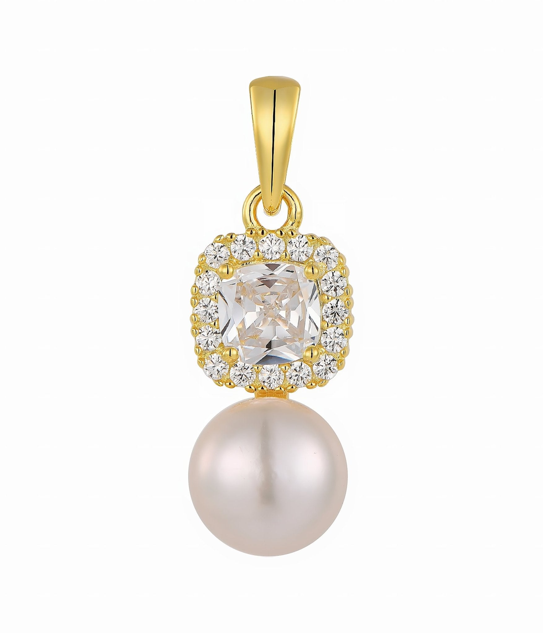 Pearl Halo Elegance Jewelry Set - NAFALUXE