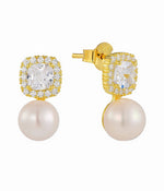 Pearl Halo Elegance Jewelry Set - NAFALUXE