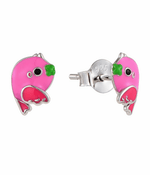 Pink Flamingo Stud Earrings - NAFALUXE