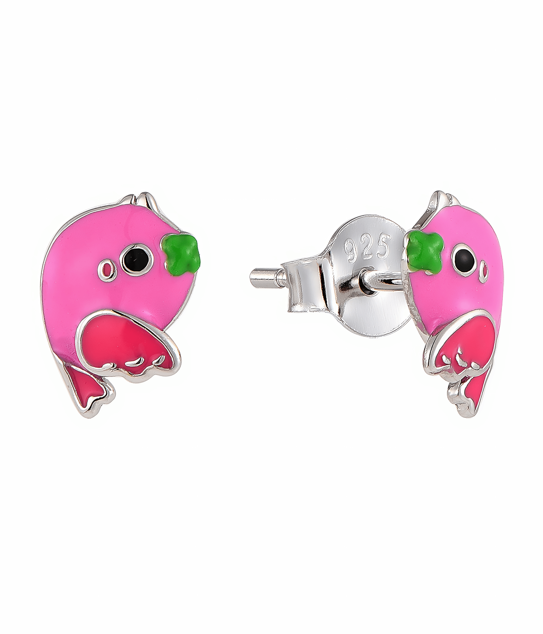 Pink Flamingo Stud Earrings - NAFALUXE