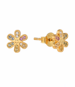 Ohrstecker „Rainbow Flower“ – NAFALUXE