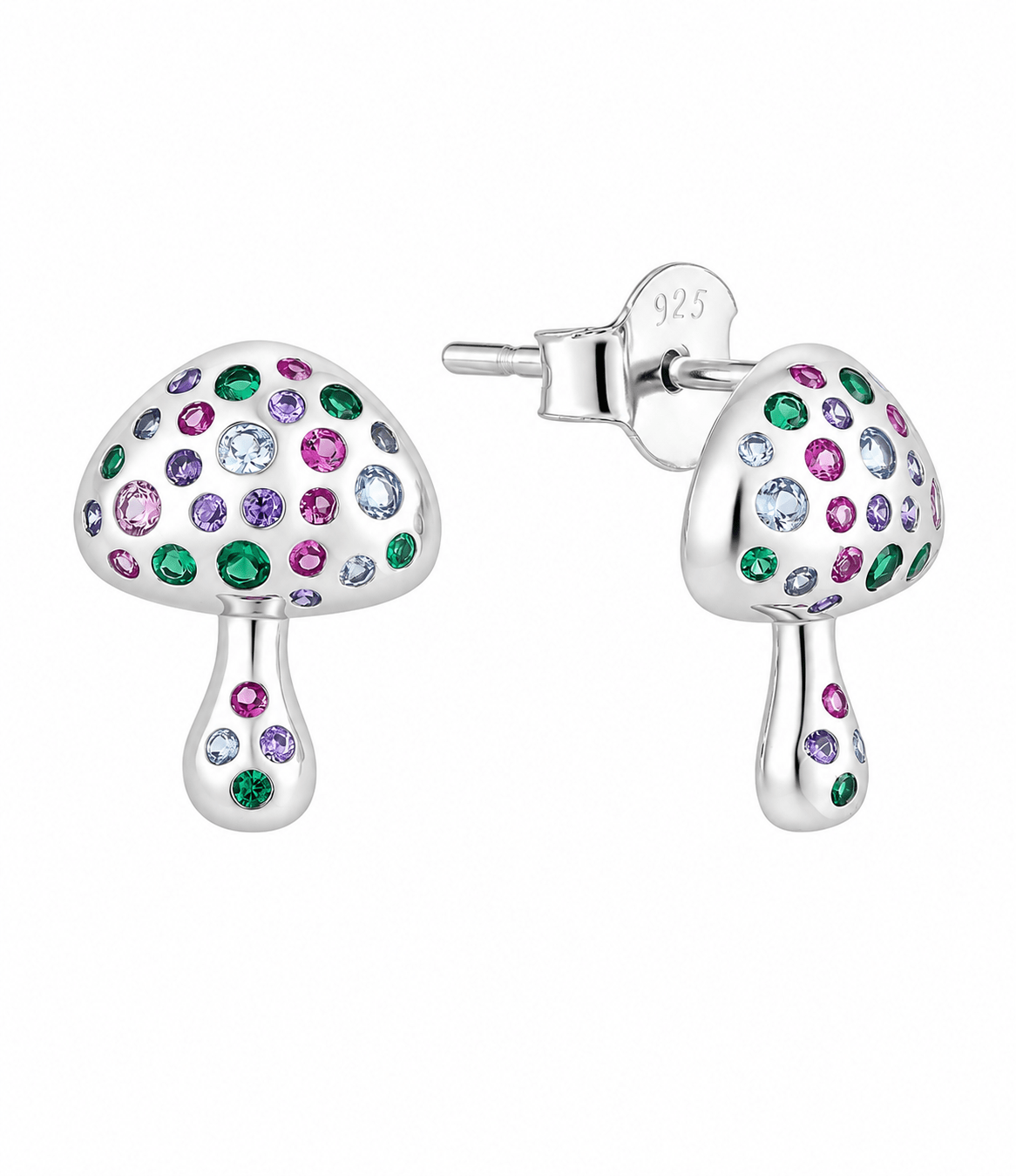 Boucles d'oreilles « Champignons arc-en-ciel » - NAFALUXE