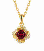 Royal Crimson Swirl Jewelry Set - NAFALUXE
