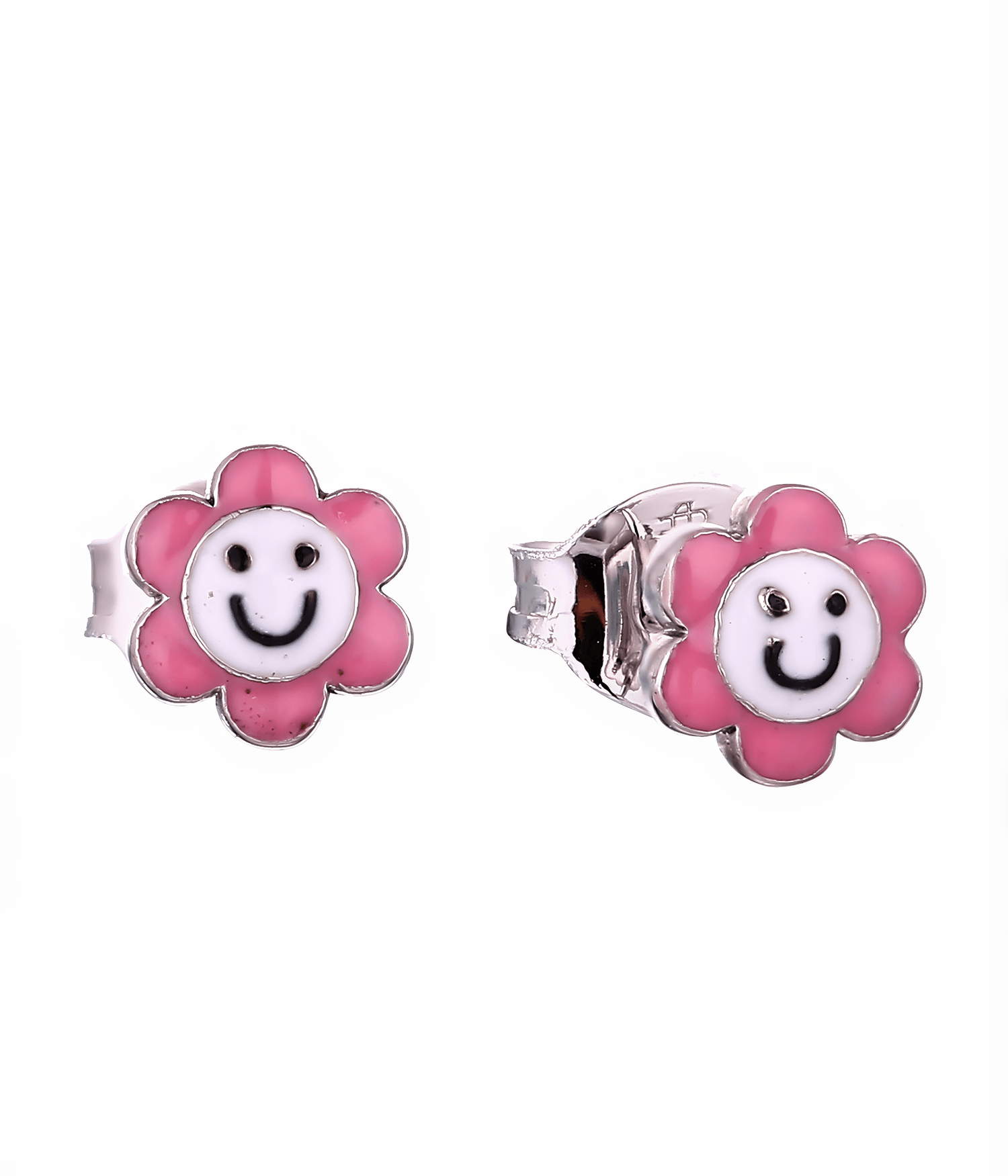 Boucles d'oreilles clous « Smiley Flower » - NAFALUXE