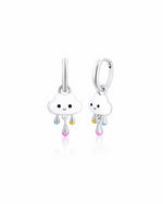 Argento sterling 925 con smalto e zirconi rosa - NAFALUXE