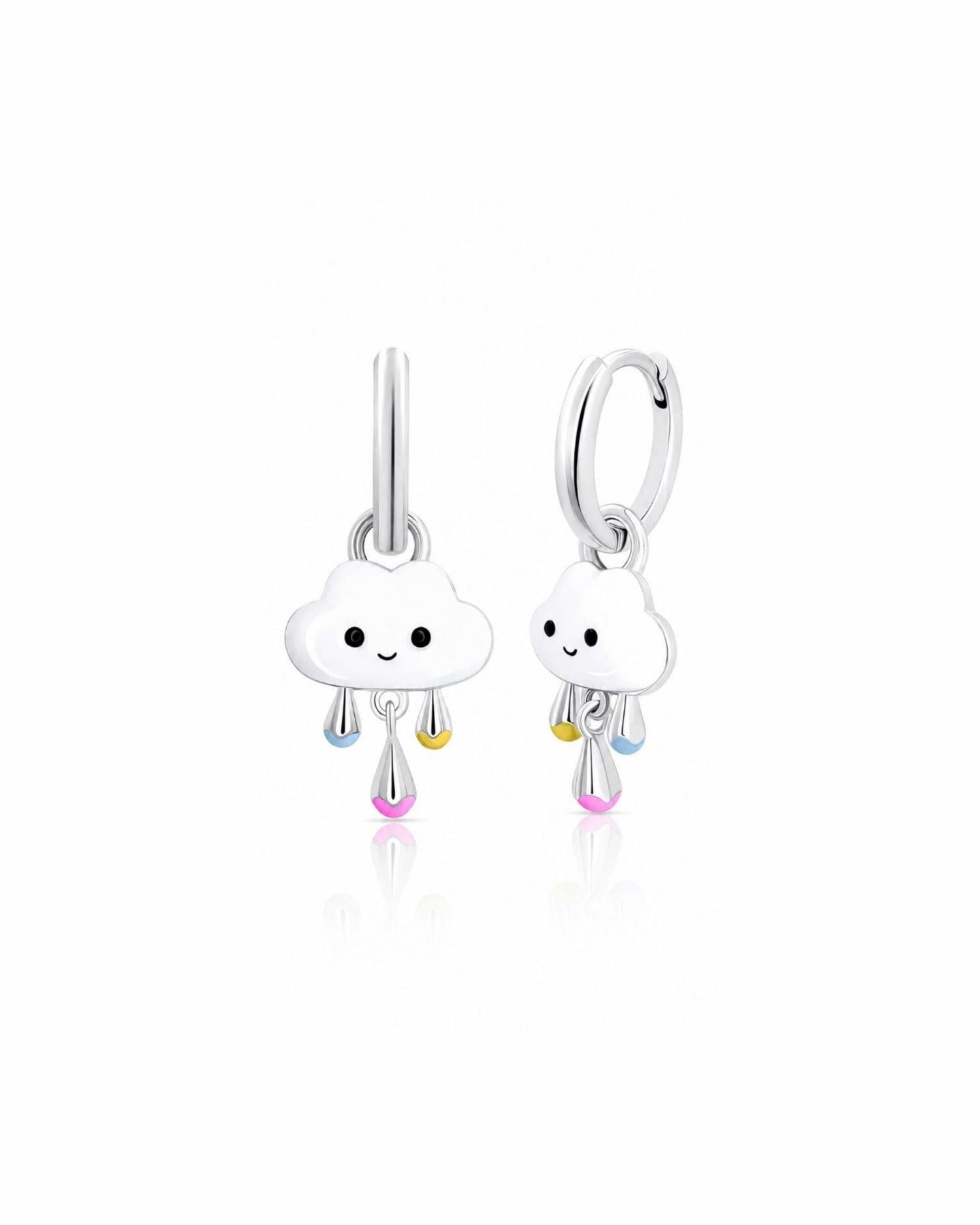 Argento sterling 925 con smalto e zirconi rosa - NAFALUXE